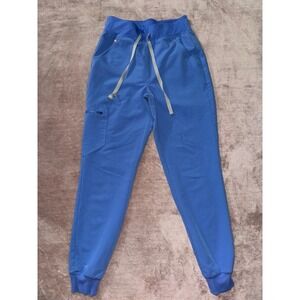 Figs Women's Zamora Blue‎ Skinny Jogger Scrub Pants Size XSmall